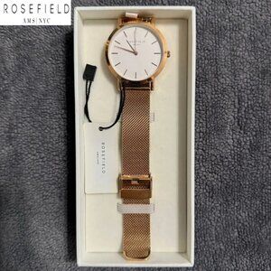 Rosefield Unisex Rosegold Dress Wrist Watch | Need Battery Replacement
